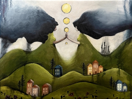 The Fabric of Us by artist Deb Soromenho